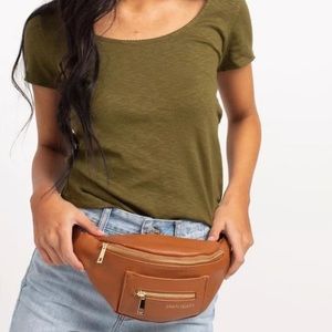 The Fawny Faux Leather Belt Bag